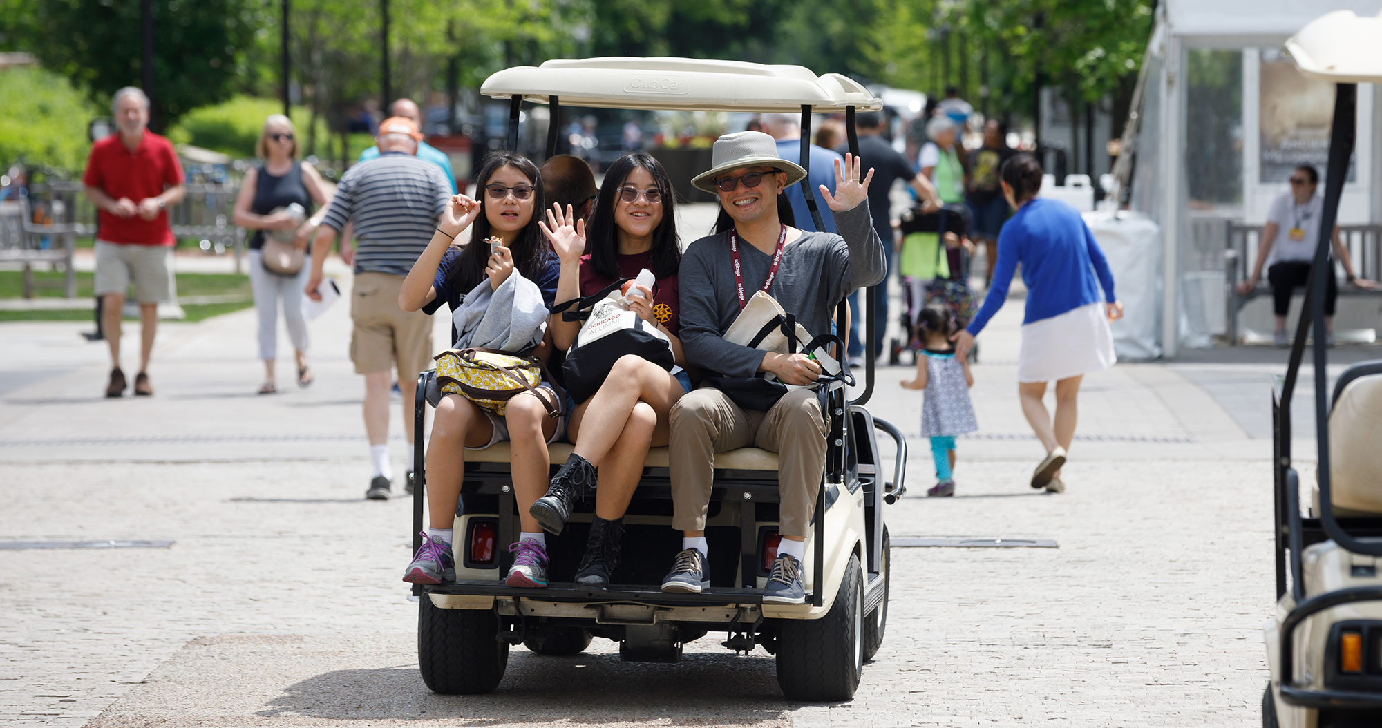 Alumni Weekend Golf Cart Ride