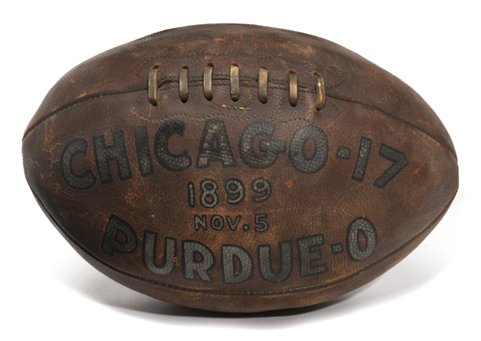 1899 Chicago Maroons game ball