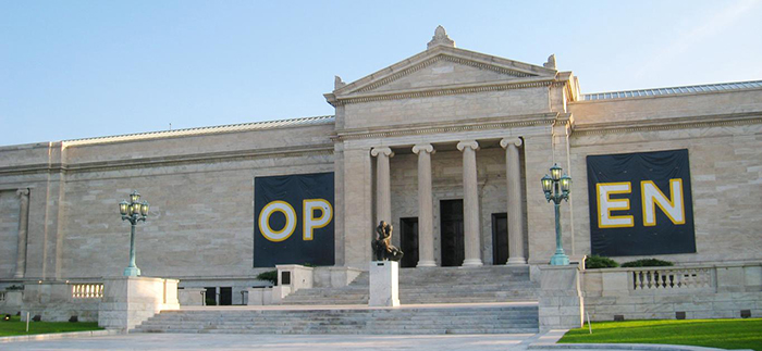 Exterior photo of the Cleveland Museum of Art