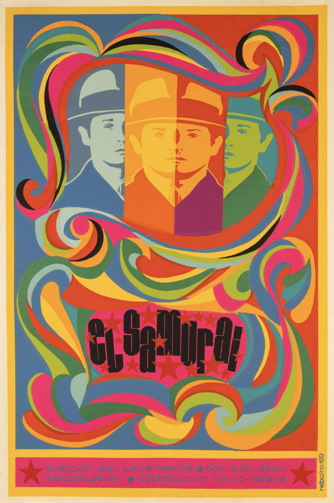 Cuban poster for the French film "Le Samourai" (1967)