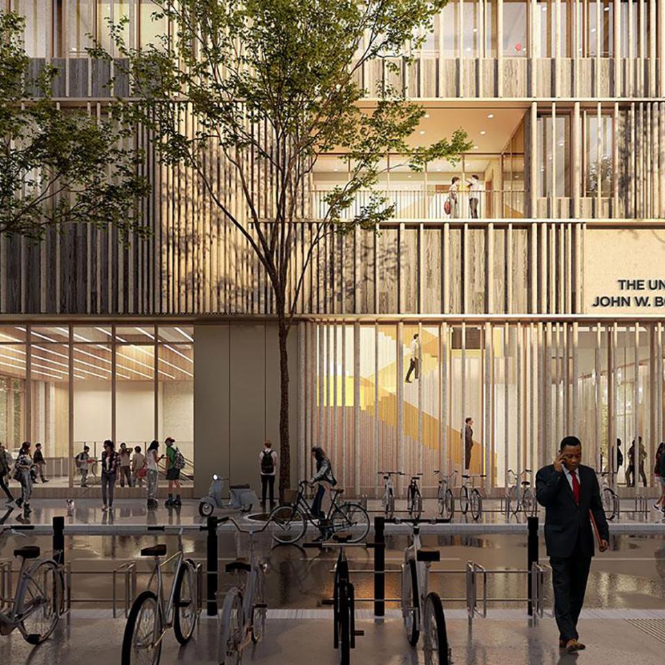 Rendering of the new University of Chicago center in Paris