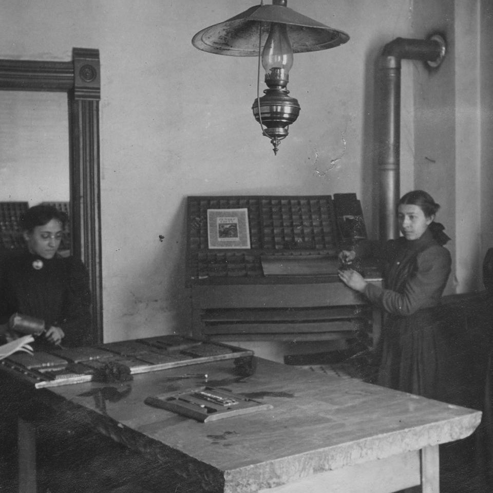 Workers at the Bohemian Women’s Publishing Company