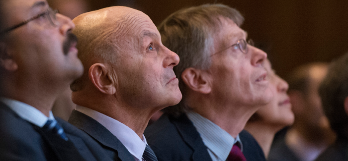 Eugene Fama, MBA’63, PhD’64, and Lars Peter Hansen