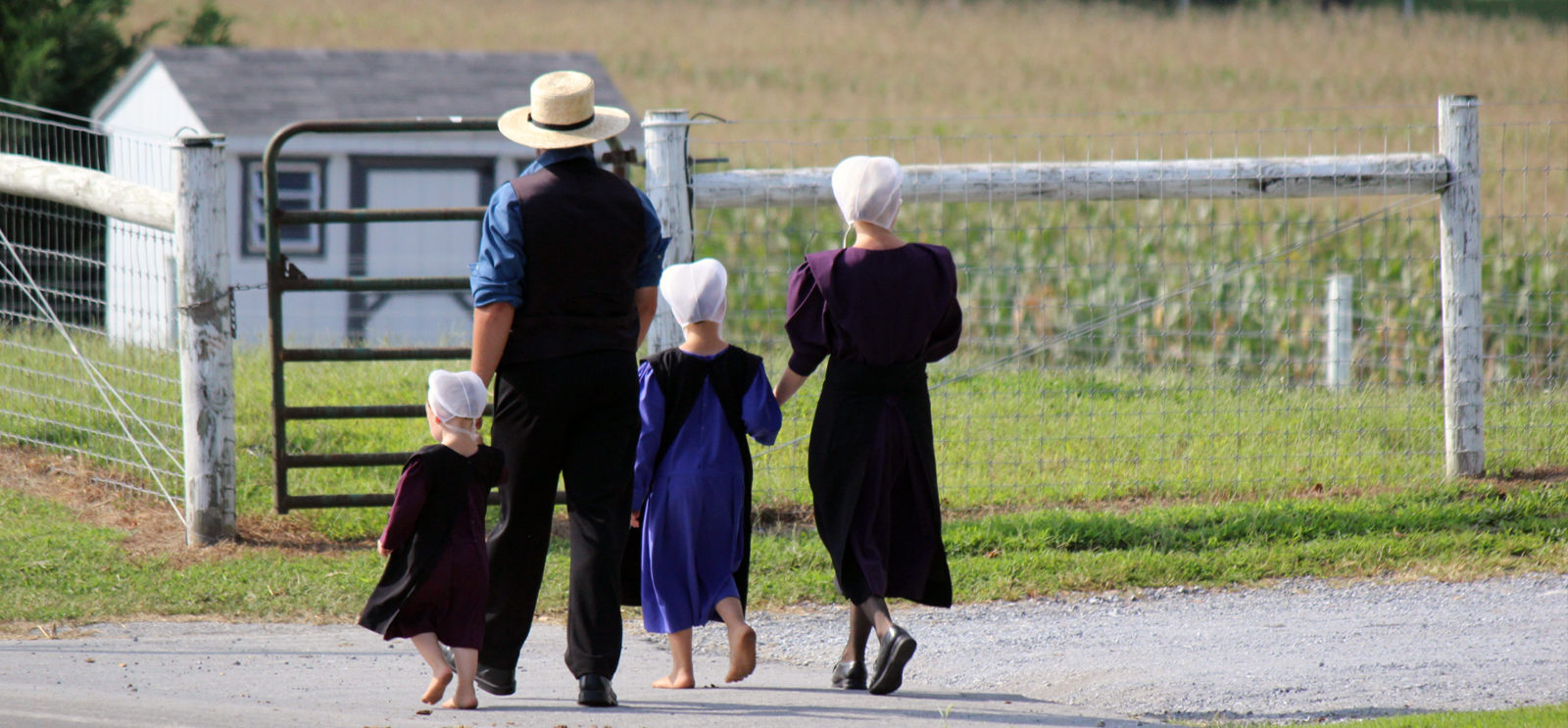 Amish family