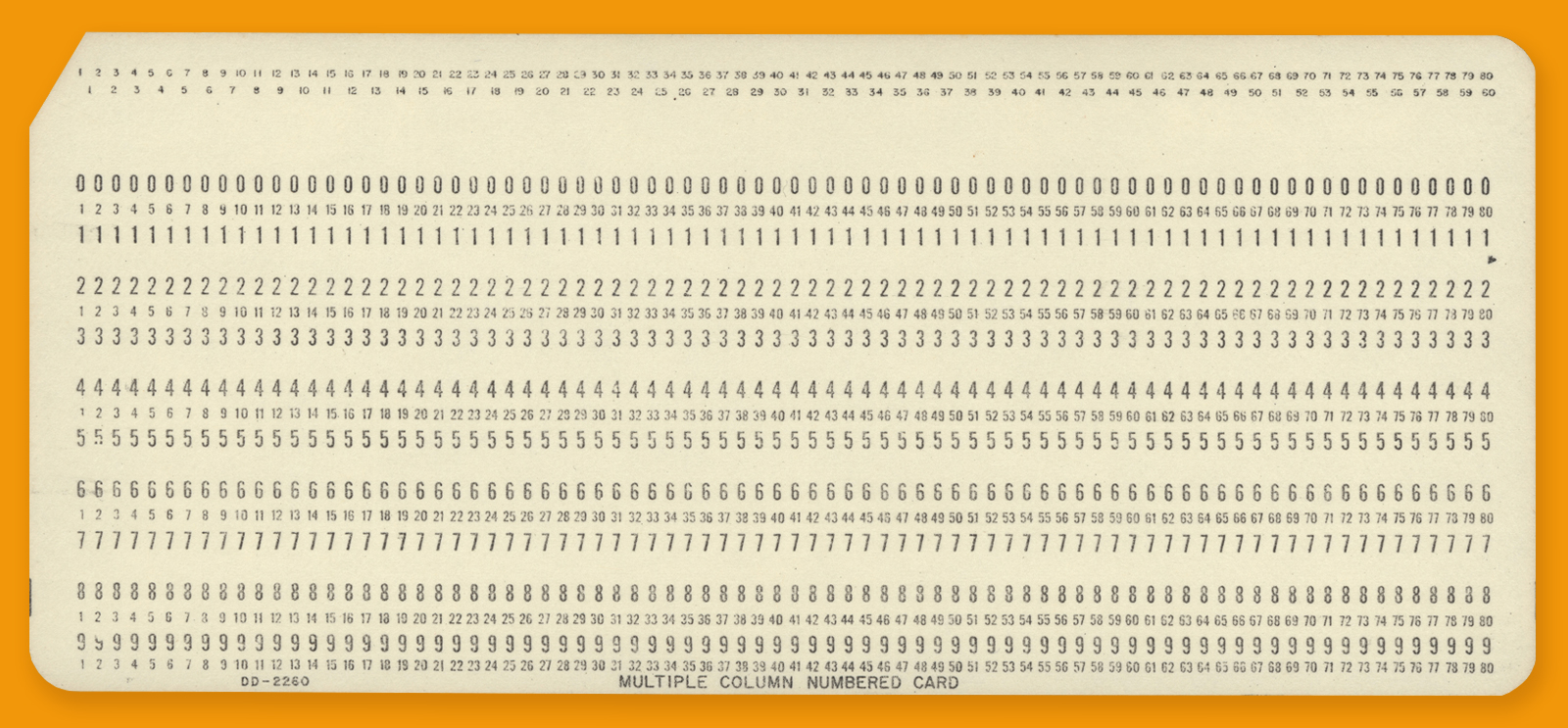 Operation punch cards for Analytical Engine