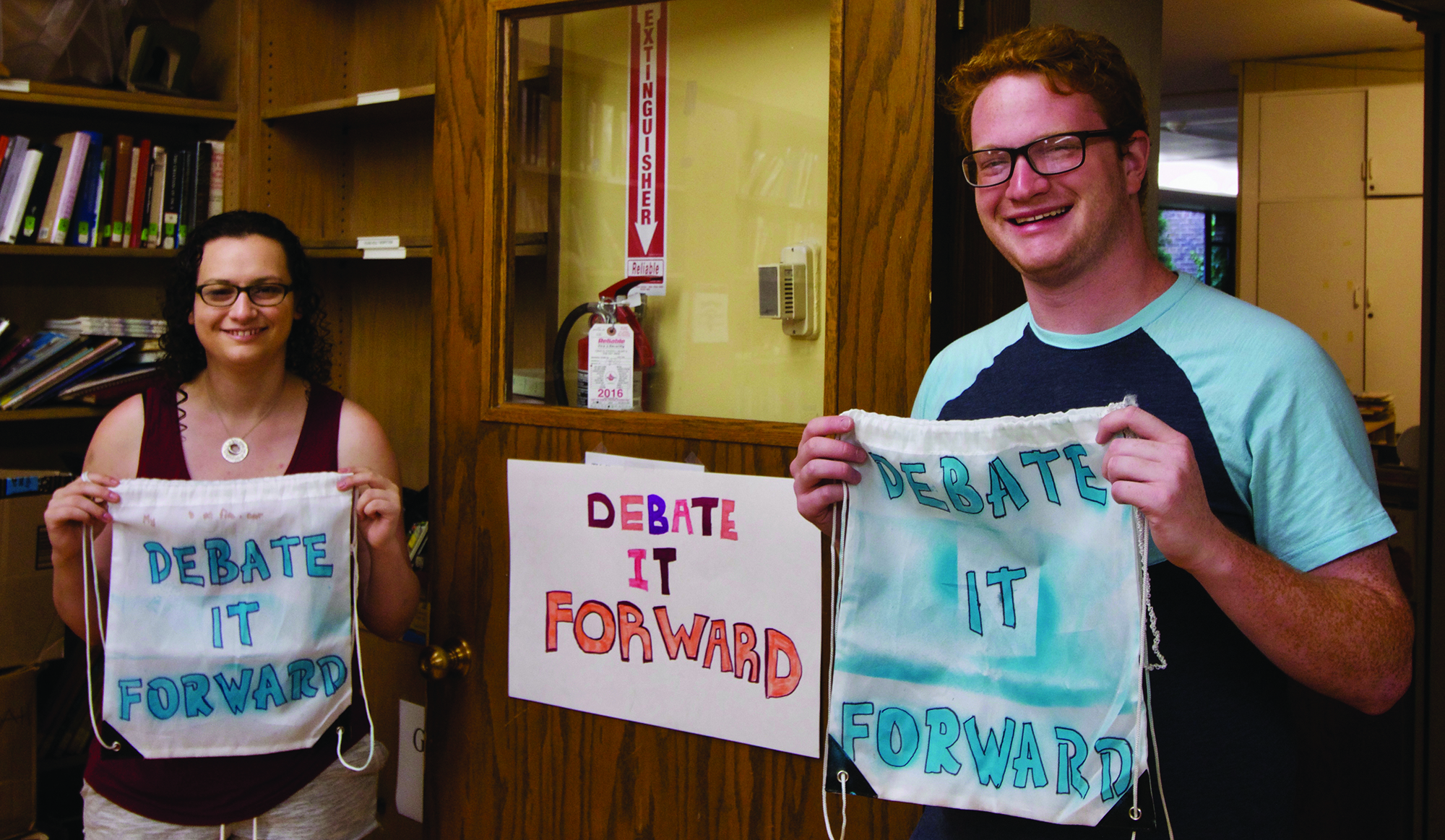 Leah Shapiro and Josh Aaronson of Debate it Forward