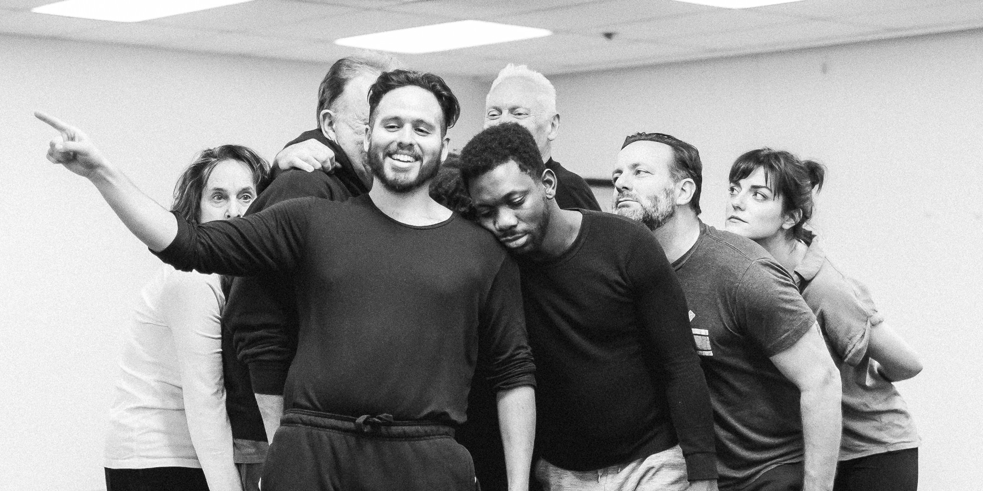 Cast of The Adventures of Augie March in rehearsal