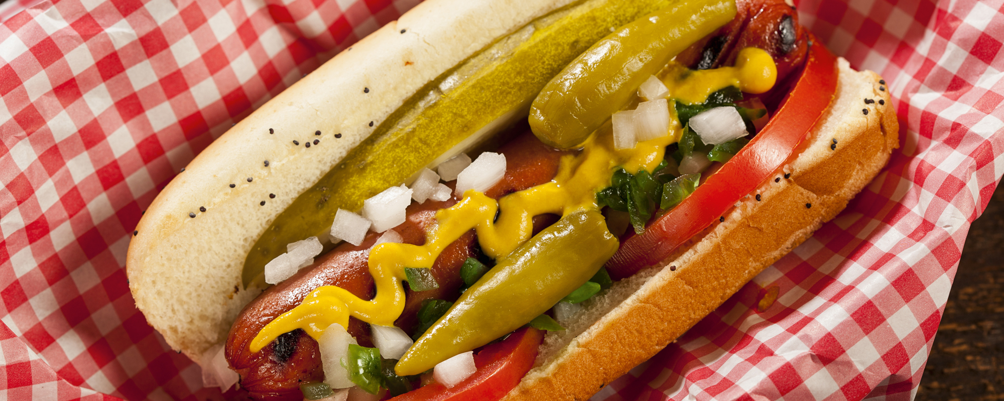 Chicago-style hot dog