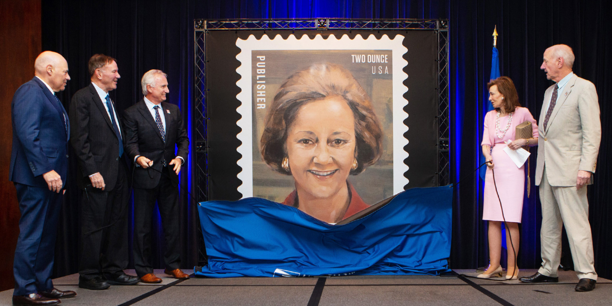 Unveiling of the new Katharine Graham US Postal Service Forever Stamp