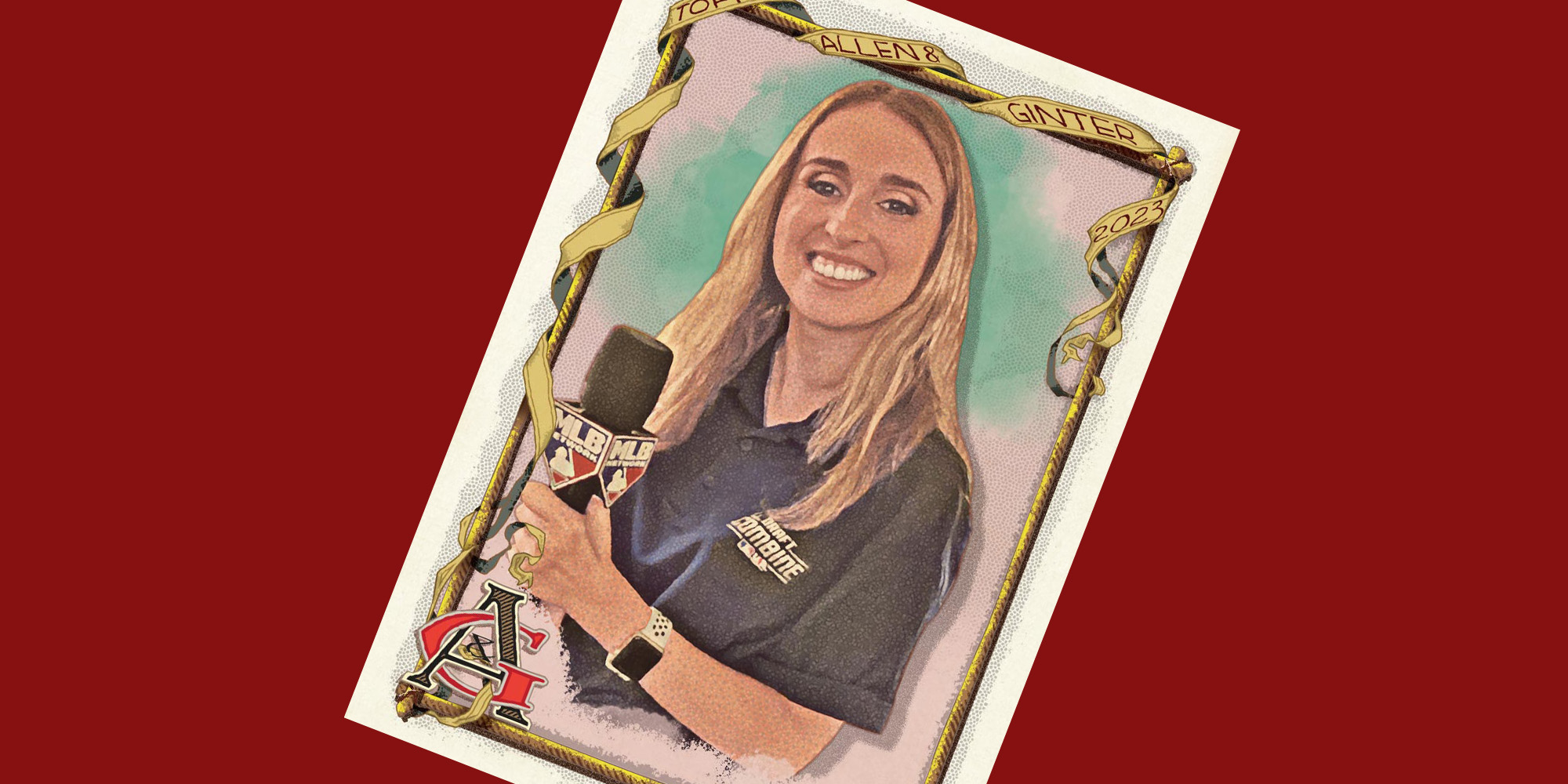 Sarah Langs's (AB’15) Topps Allen & Ginter trading card