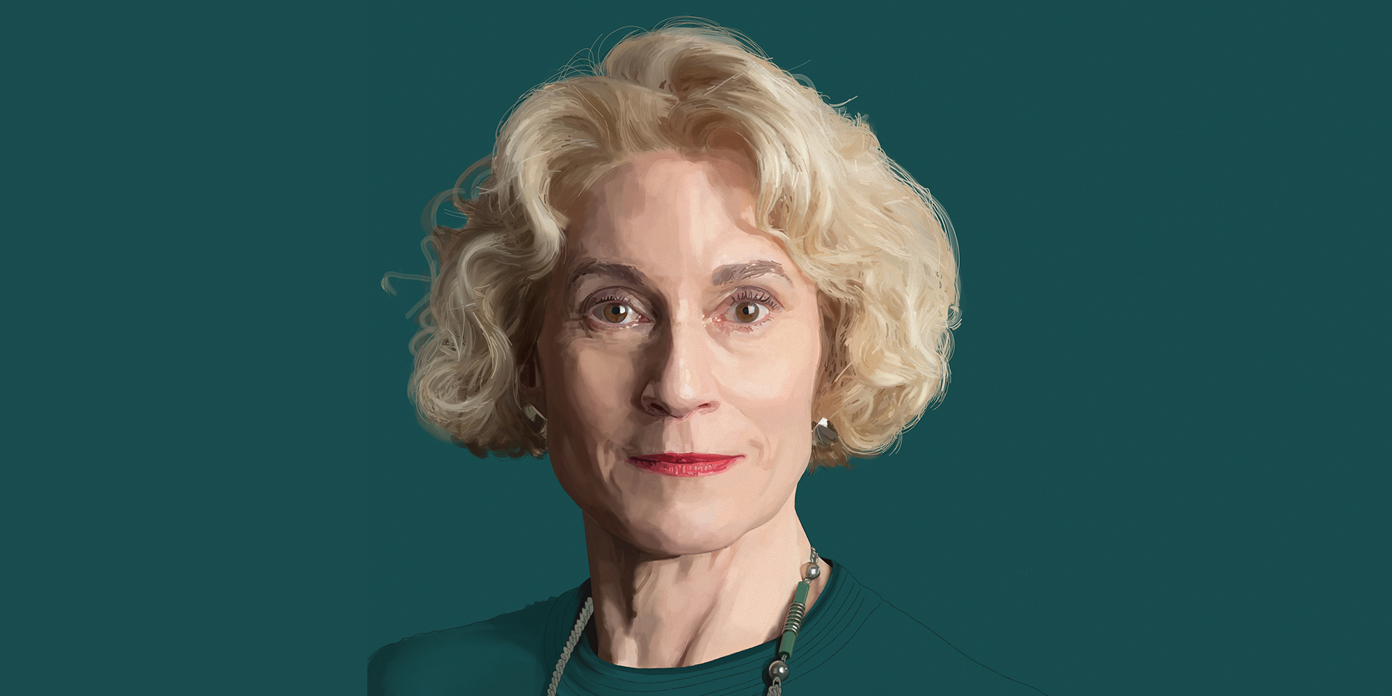 Illustrated portrait of Martha C. Nussbaum