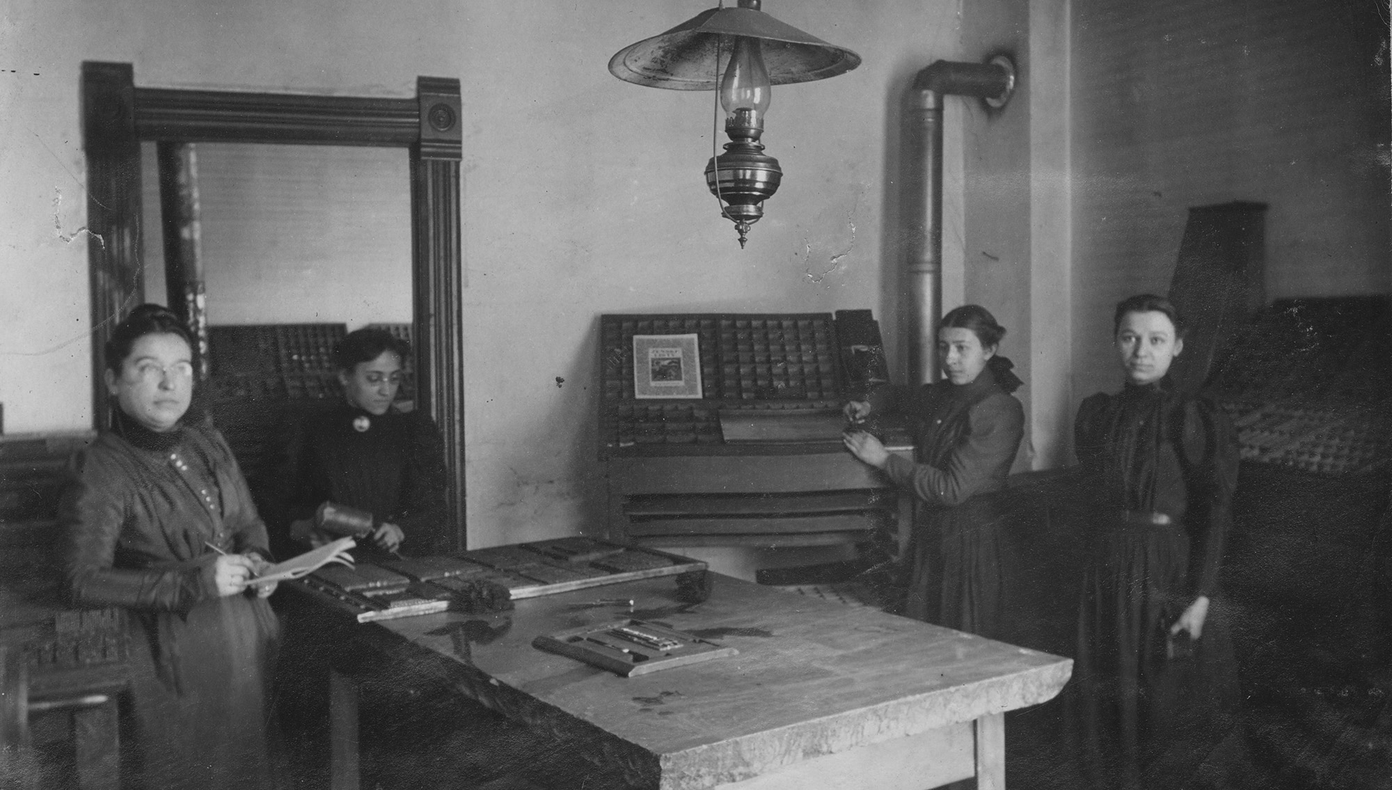 Workers at the Bohemian Women’s Publishing Company