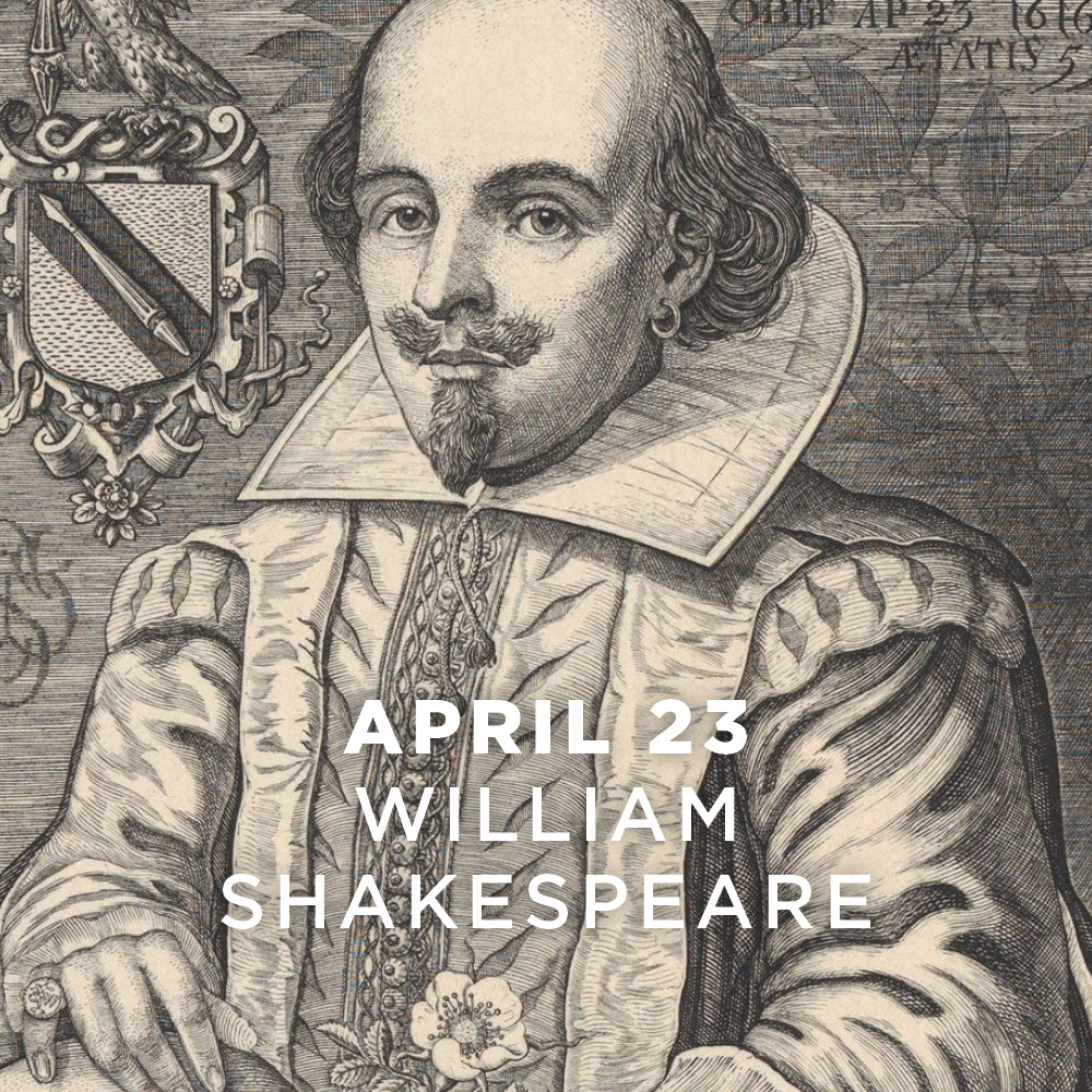 April 23, William Shakespeare