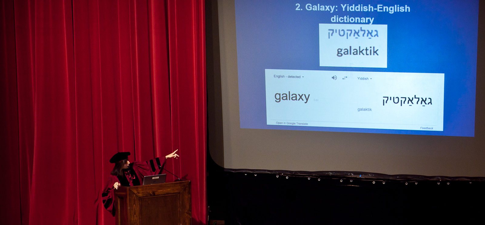 Wendy Freedman discusses Yiddish galaxies