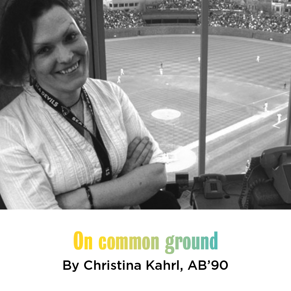 Christina Kahrl, AB’90, on coming out as a trans sportswriter.