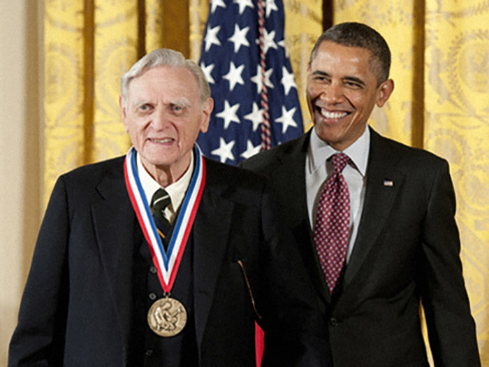 John Goodenough and President Barack Obama