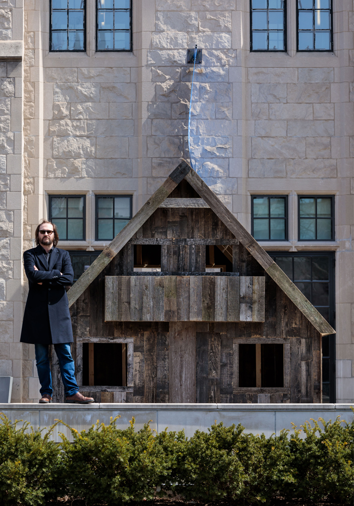 Dieter Roelstraete in Wittgenstein’s hut 