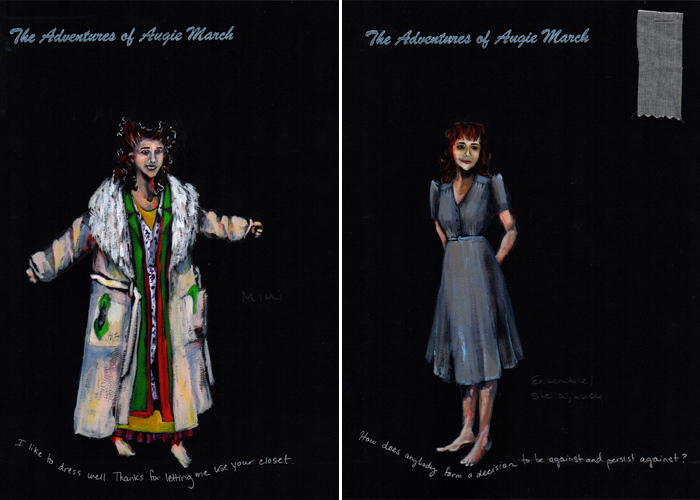 Costume illustrations from Augie March 