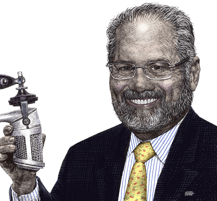 Illustration of Ray Suarez