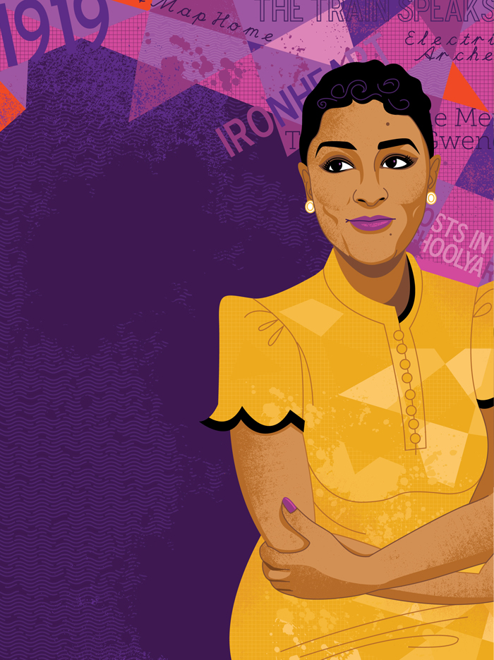 Eve Ewing portrait illustration