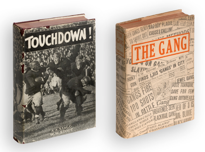 Book covers: Touchdown! and The Gang