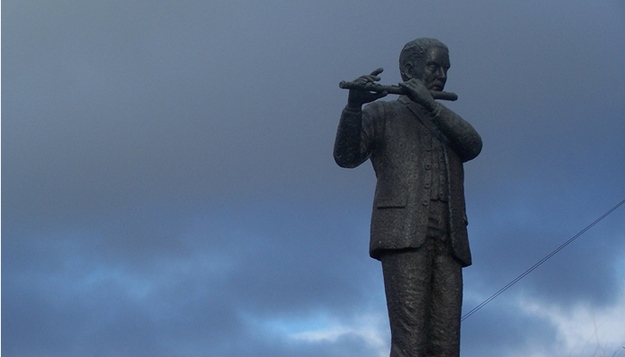 Memorial statue to Francis O'Neill in Trawlebane, Ireland