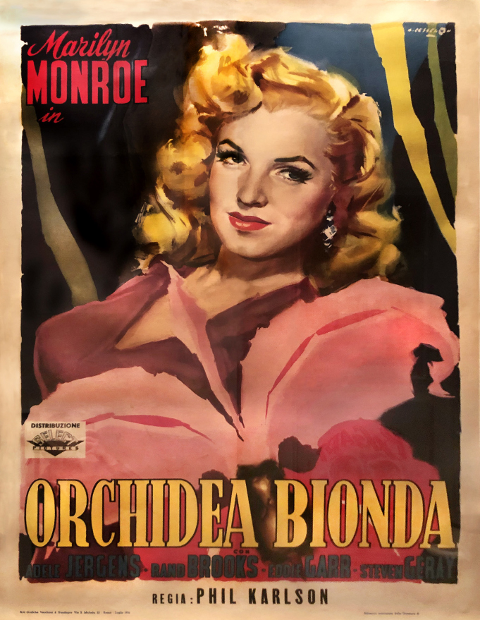 Italian poster for "Ladies of the Chorus"