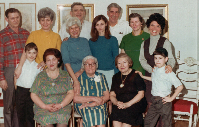 Bette Howland and family circa 1968