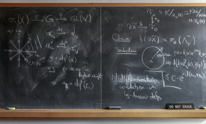 The timeless beauty of a mathematician's chalkboard