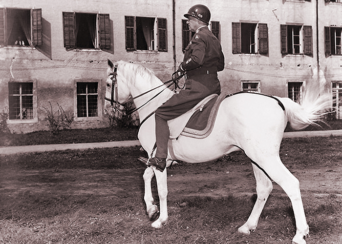 Gen. George Patton on horse