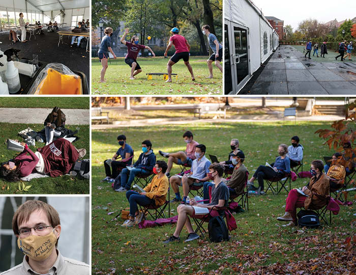 Scenes from UChicago campus during Autumn Quarter