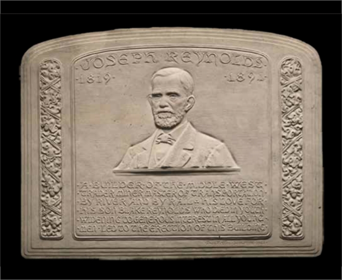 Plaque honoring Joseph Reynolds