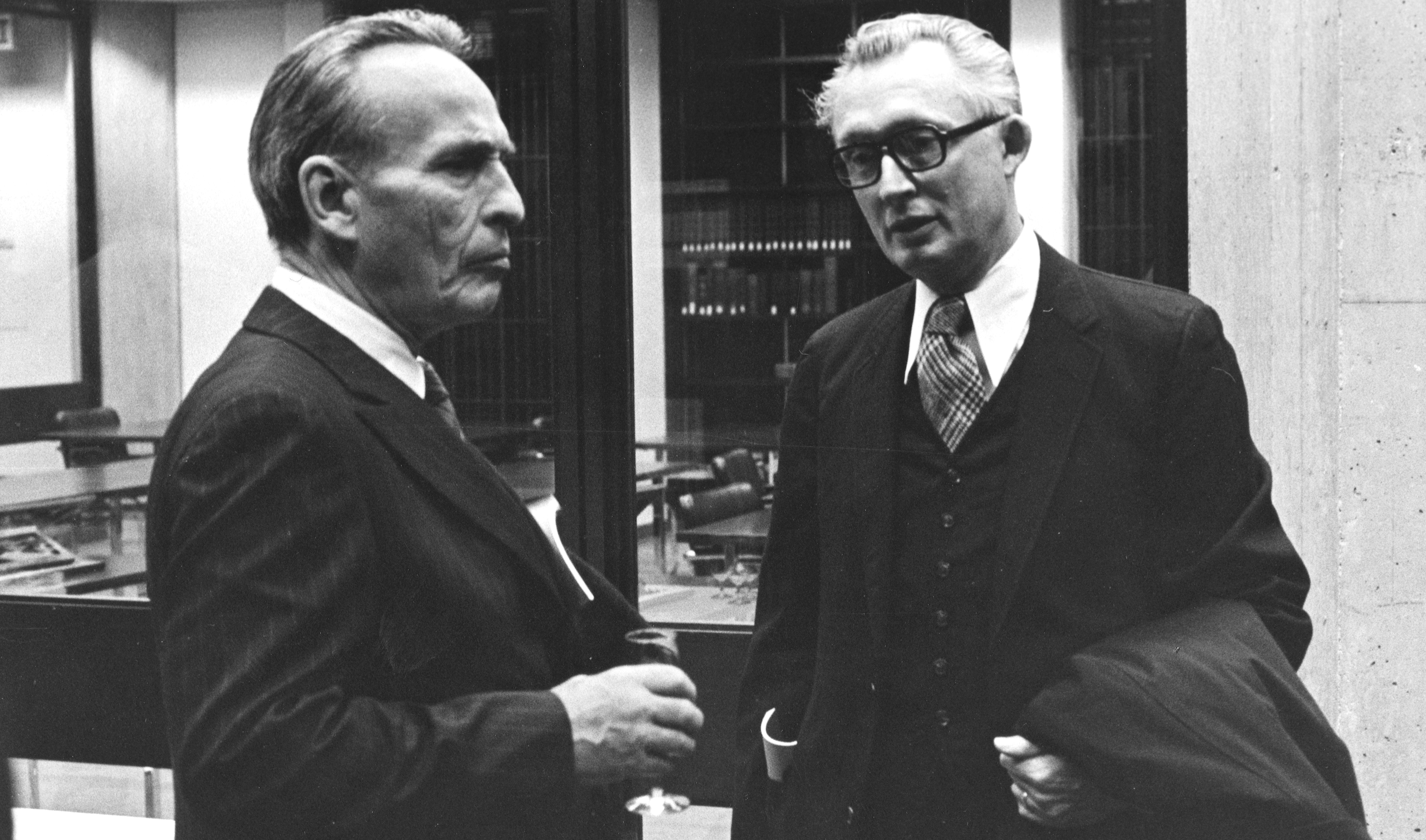 Norman Maclean and Gwin Kolb in 1974.