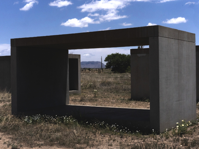the Chinati Foundation, a contemporary art museum founded by artist Donald Judd on the site of a former military base.