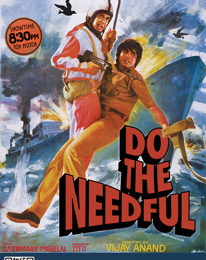 A Bollywood movie poster from the 1980s repurposed as a Do the Needful performance promotion