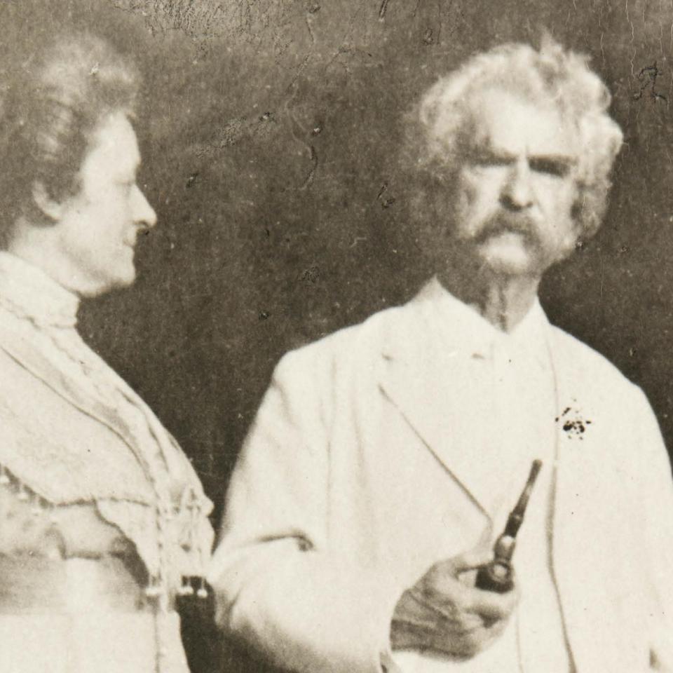 Elizabeth Wallace and Mark Twain