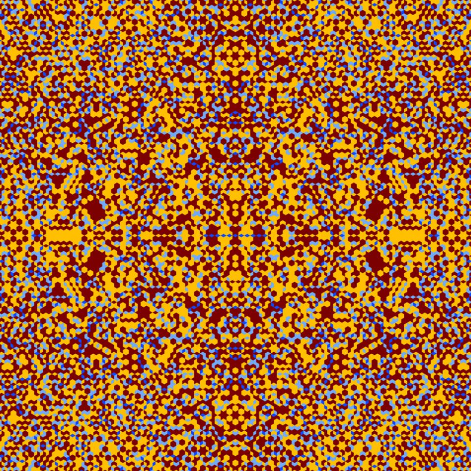 Fractal pattern from Abelian sandpile