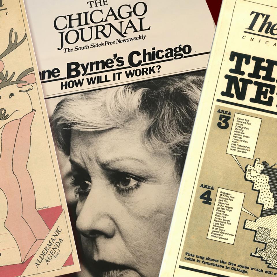 Covers of several Chicago Journal